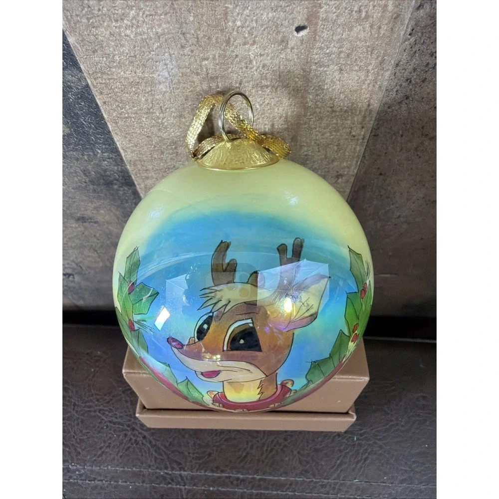 Vtg 1999 JCPenney Christmas Collectible Ornament Rudolph the Red Nosed Reindeer